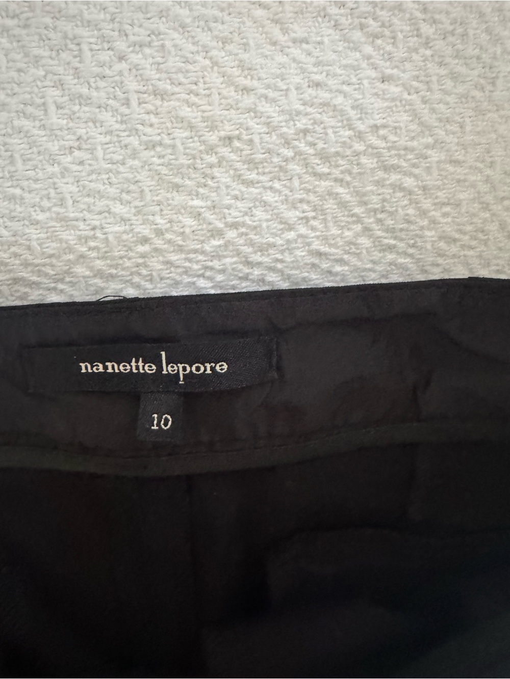 Nanette Lepore Black Women's Trousers